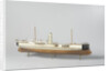 Model of the ramming ship Taurus 'ramtorenschip Stier' by Laird Brothers