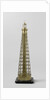 Model of the Northern Guard lighthouse on Java Indonesia by Grofsmederij Leiden