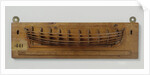Half Model of a boat by Anonymous