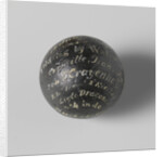 Bullet that C. J. Krayenhoff baron was shot in the abdomen by Anonymous