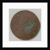 Rijksgestichten Ommerschans and Veenhuizen, home currency beaten by order of the Charity Society worth 25 cents by Anonymous