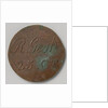 Rijksgestichten Ommerschans and Veenhuizen, home currency beaten by order of the Charity Society worth 25 cents by Anonymous