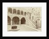 Courtyard of the Palazzo Podestà in Florence Italy by Fratelli Alinari