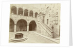 Courtyard of the Palazzo Podestà in Florence Italy by Fratelli Alinari