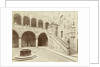 Courtyard of the Palazzo Podestà in Florence Italy by Fratelli Alinari