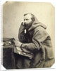 Genre Portrait of a monk by Louis Wegner
