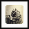 Genre Portrait of a monk by Louis Wegner