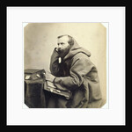 Genre Portrait of a monk by Louis Wegner