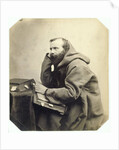 Genre Portrait of a monk by Louis Wegner