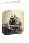 Genre Portrait of a monk by Louis Wegner