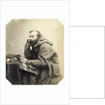Genre Portrait of a monk by Louis Wegner