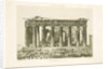 Parthenon (east side), Acropolis, Athens by Eugène Piot