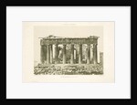 Parthenon (east side), Acropolis, Athens by Eugène Piot