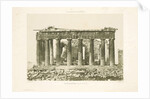 Parthenon (east side), Acropolis, Athens by Eugène Piot