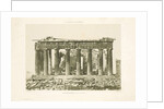 Parthenon (east side), Acropolis, Athens by Eugène Piot