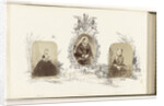 Portrait of Alexandra, Princess of Wales bordered by drawing of English landscape by Anonymous