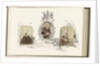 Portrait of Alexandra, Princess of Wales bordered by drawing of English landscape by Anonymous