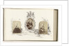 Portrait of Alexandra, Princess of Wales bordered by drawing of English landscape by Anonymous