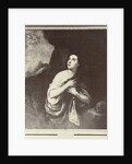 Photo Reproduction of painting from Museum of Isabella II Murillo, Mary Magdalene by Anonymous