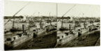 Inauguration of the Suez Canal. Ismailia, freshwater canal Arrives Arab sheiks by Anonymous