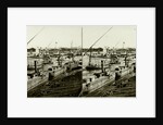 Inauguration of the Suez Canal. Ismailia, freshwater canal Arrives Arab sheiks by Anonymous