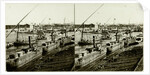 Inauguration of the Suez Canal. Ismailia, freshwater canal Arrives Arab sheiks by Anonymous