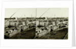 Inauguration of the Suez Canal. Ismailia, freshwater canal Arrives Arab sheiks by Anonymous