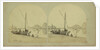 Traveller's Nile Boat or Dahabeeh with Nubian scenery and figures, or Dahabeeh by Anonymous