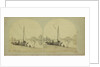 Traveller's Nile Boat or Dahabeeh with Nubian scenery and figures, or Dahabeeh by Anonymous