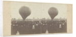 Nadars air balloon at Palace of Industry, Paleis voor Volksvlijt by Anonymous