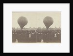 Nadars air balloon at Palace of Industry, Paleis voor Volksvlijt by Anonymous