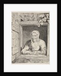 Woman in window by Johannes Christiaan Janson