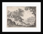 Buildings along a road by Willem van Nieulandt II and Antoine Bonenfant