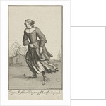 Skating woman, Gerardus Condet by Bernard Picart