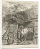 Two horses in a barn, Pieter Gerardus van Os by Paulus Potter