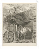 Two horses in a barn, Pieter Gerardus van Os by Paulus Potter