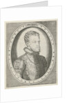 Portrait of Charles V of Habsburg, Frans Huys by Hieronymus Cock