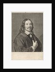 Portrait of Henricus Regius, Theodor Matham by Hendrick Bloemaert