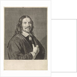 Portrait of Henricus Regius, Theodor Matham by Hendrick Bloemaert