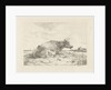 Lying cow with thistle by Pieter Gerardus van Os