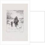 Wood-gatherers with a crying child by Elchanon Verveer and Maurits Verveer