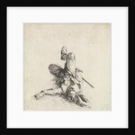 Wounded soldier, Dirk Maas by Philips Wouwerman