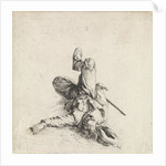 Wounded soldier, Dirk Maas by Philips Wouwerman