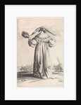Woman seen from the back by Pieter Nolpe