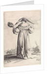 Woman seen from the back by Pieter Nolpe