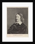 Portrait of Claudius Salmasius, Theodor Matham by Cornelis Banheyning