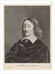 Portrait of Claudius Salmasius, Theodor Matham by Cornelis Banheyning