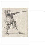 Firing his gun, Dirk Maas, Philips Wouwerman by Firing his gun