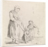 Woman with child on leash, Johannes Christiaan Janson by Christina Chalon