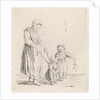 Woman with child on leash, Johannes Christiaan Janson by Christina Chalon
